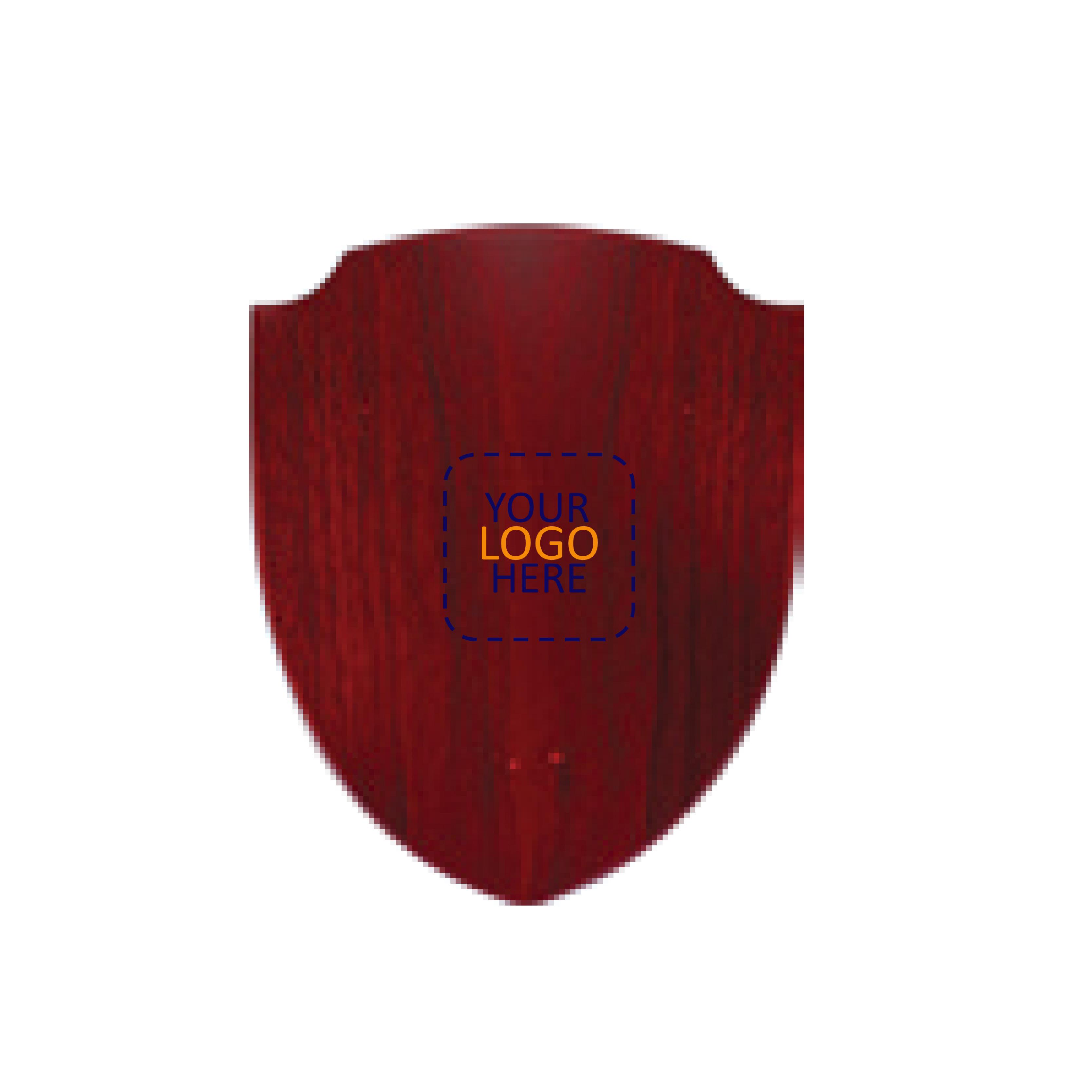 170x210 Shield Shaped in Gloss Finish and Alumium Plate with Logo